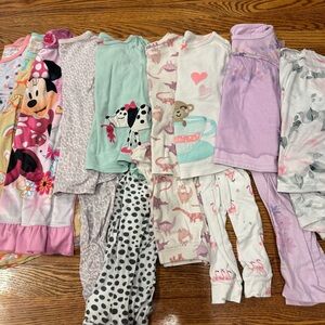 Girls 5t summer pajama bundle